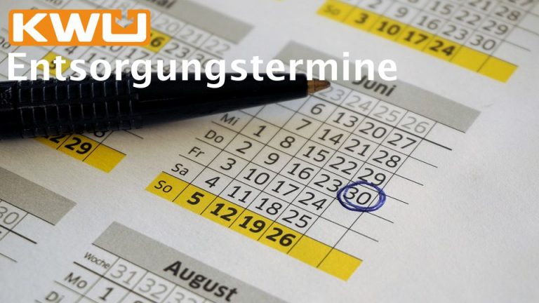 Entsorgungskalender – KWU-Entsorgung